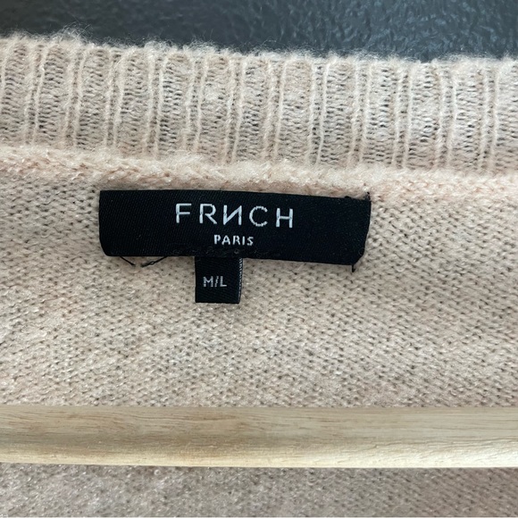 FRNCH Women Striped Long Sleeve Colorblock Sweater - Picture 3 of 5